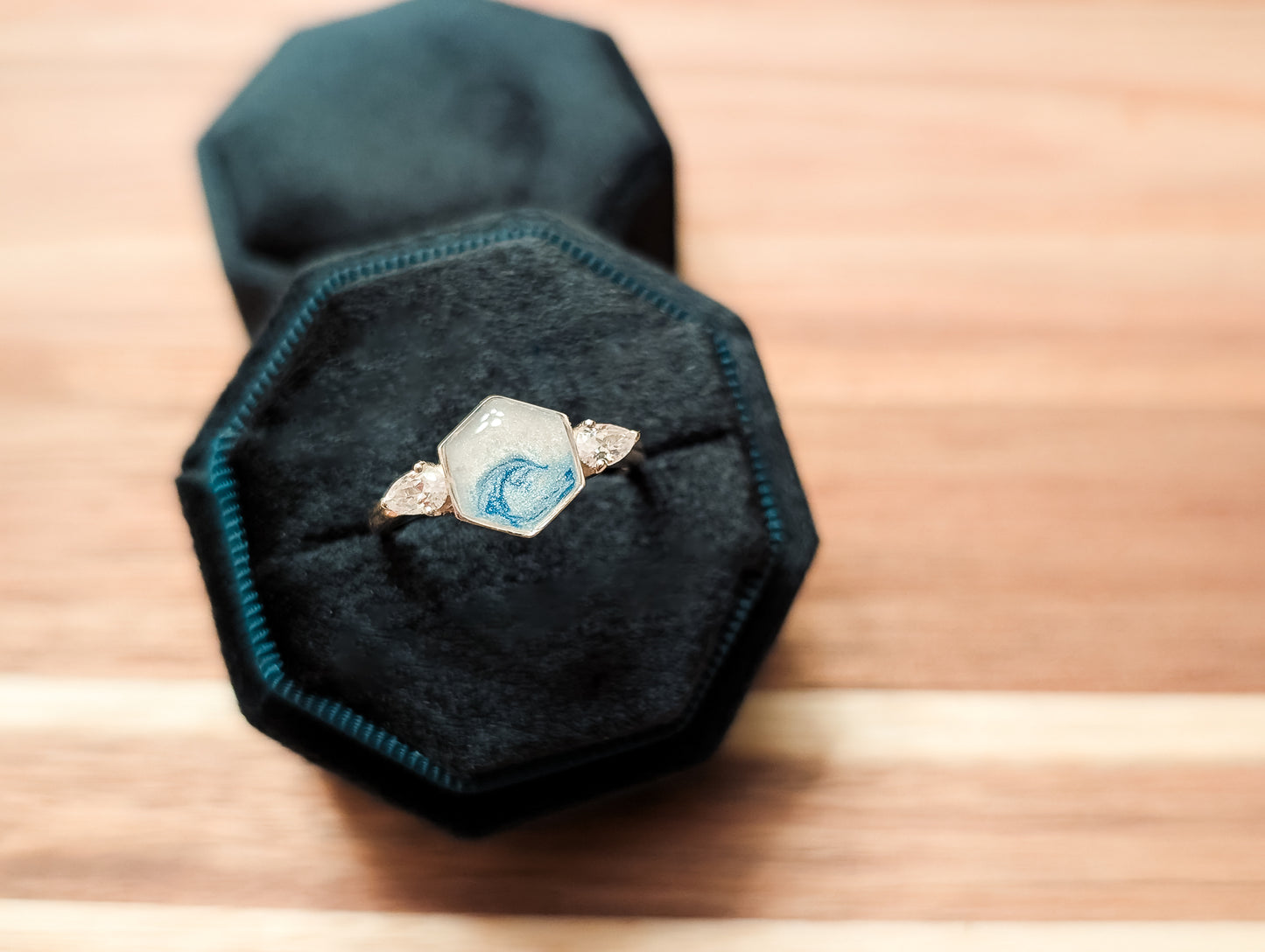 Elise Hexagonal Ring