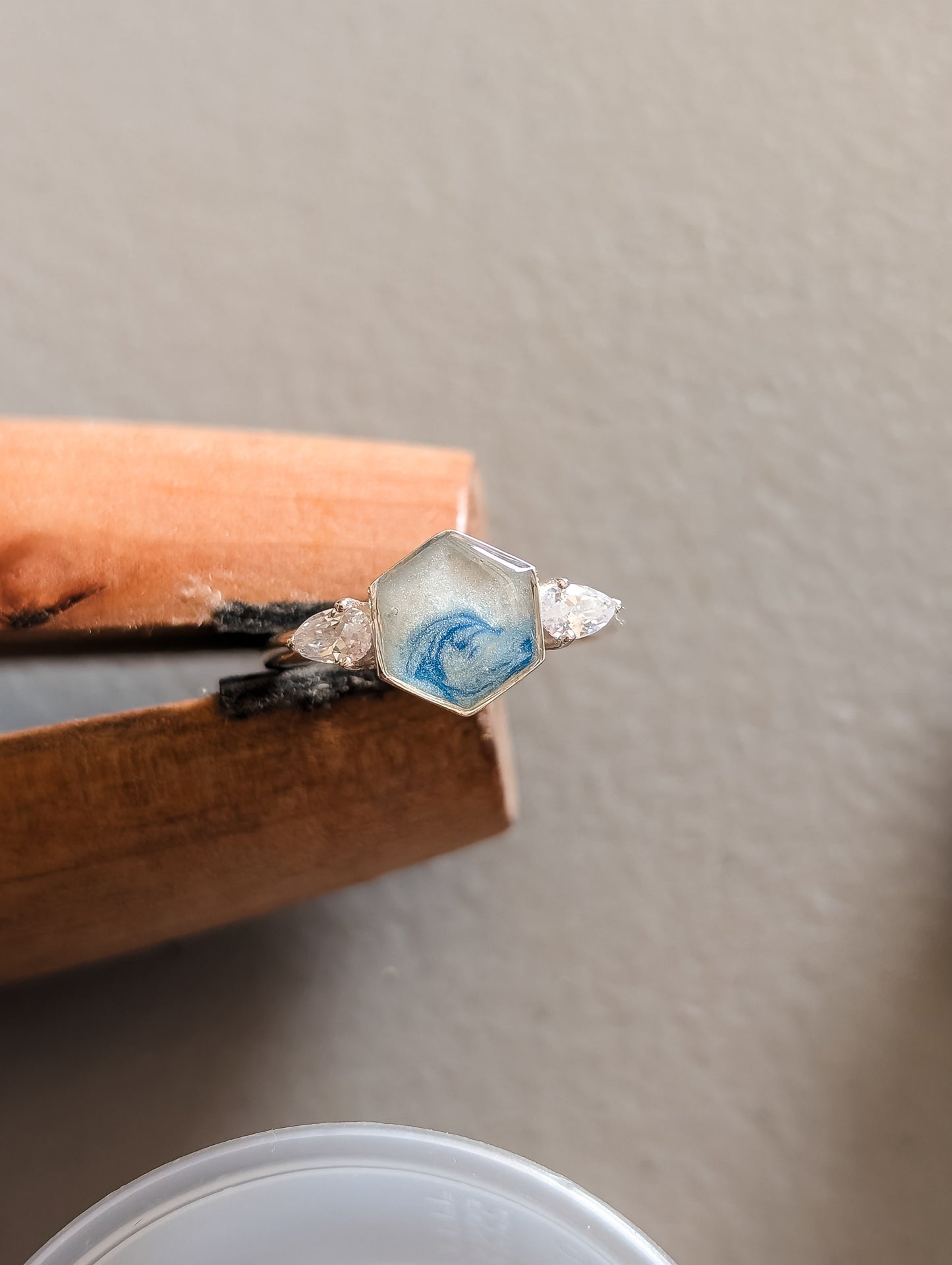 Elise Hexagonal Ring